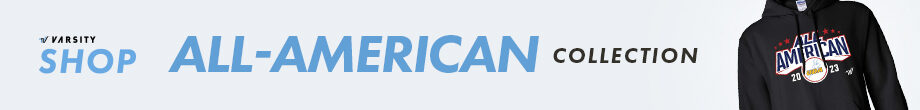 shop ad for the all american hoodies in the varsity shop UDA