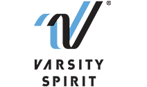 168一分钟极速赛车赛果历史记录走势 varsity spirit Logo - Black and Blue